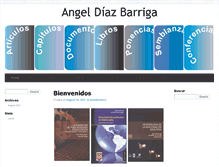 Tablet Screenshot of angeldiazbarriga.com